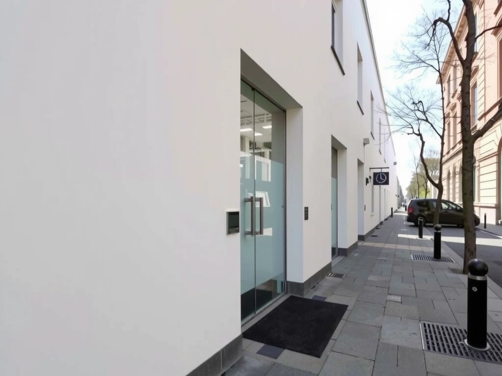 Eingang unserer Praxis in der Wilhelmstraße 89